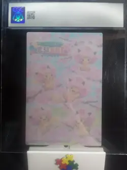 CGC 10 Sakura Afro Pikachu Pokemon Center Clear Card Japan Tokyo DX Promo 2019 - Image 3