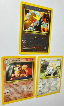 NEAR MINT! REVERSE HOLO! 3 BLACK STAR PROMO SET POKEMON CARDS, SUPER RARE! - Image 2