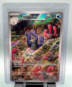 NM Wugtrio 224/091 Paldean Fates Full Art Ultra Rare Holo Pokemon Card - Image 1