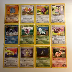 Lot of 12 Vintage Pokemon Cards Good Condition WOTC - Image 1