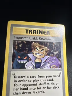 Imposter Oaks Oak’s Revenge 76/82 - Team Rocket - Pokemon Card TCG 2000 - Image 2