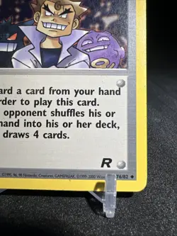 Imposter Oaks Oak’s Revenge 76/82 - Team Rocket - Pokemon Card TCG 2000 - Image 3