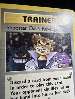 Imposter Oaks Oak’s Revenge 76/82 - Team Rocket - Pokemon Card TCG 2000 - Image 4