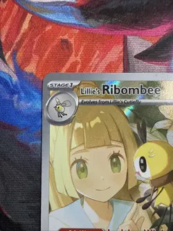 Pokemon TCG Lillie's Ribombee Card Journey Together Illustration, 164/159 - Image 3