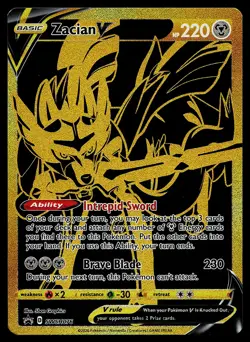 Pokemon Card - Zacian V Sword & Shield Promo SWSH076 Holo - Image 1