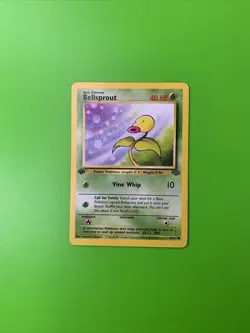 Bellsprout 49/64 1st Edition Jungle Pokemon Card LP+ - Image 1