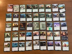 Magic The Gathering Lord Of The Rings Card Lot - 45 Count - Image 1