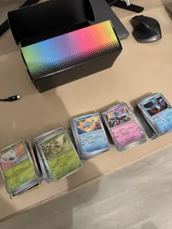 Lot Of 550-600 Holo pokemon cards - S&V & Mega era - Image 1