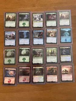 Magic The Gathering Lord of The Rings Card Lot 20 Count - Image 1