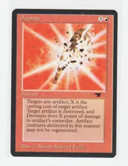 Magic the Gathering ~ MTG ~ 1x Detonate ~ M/NM ~ Antiquities - Image 1