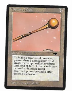 Magic the Gathering ~ MTG ~ 1x Tawnos's Wand ~ M/NM ~ Antiquities - Image 1