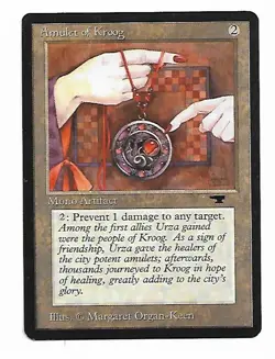 Magic the Gathering ~ MTG ~ 1x Amulet of Kroog ~ M/NM ~ Antiquities - Image 1