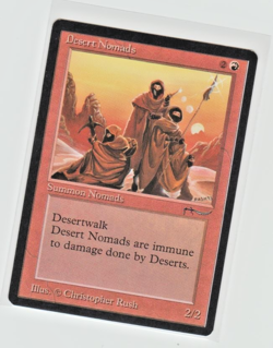 Magic the Gathering ~ MTG ~ 1x Desert Nomads ~ LP ~ Arabian Nights - Image 1