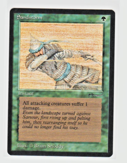 Magic the Gathering ~ MTG ~ 1x Sandstorm ~ M/NM ~ Arabian Nights - Image 1