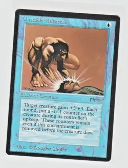 Magic the Gathering ~ MTG 1x Unstable Mutation ~ HP ~ Arabian Nights - Image 1