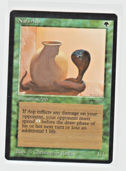 Magic the Gathering ~ MTG ~ 1x Nafs Asp ~ M/NM ~ Arabian Nights ~ LIGHT - Image 1