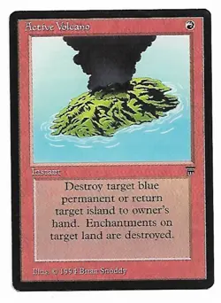 Magic the Gathering ~ MTG ~ 1x Active Volcano ~ LEGENDS ~ M/NM - Image 1