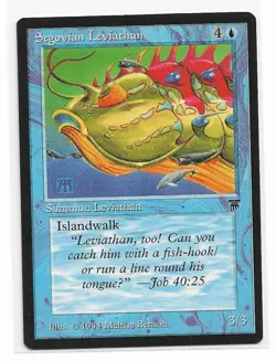 Magic the Gathering ~ MTG ~ 1x Segovian Leviathan ~ LEGENDS ~ M/NM - Image 1