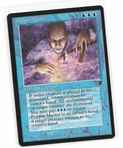 Magic the Gathering ~ MTG ~ 1x Puppet Master ~ LEGENDS ~ M/NM - Image 1