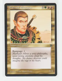 Magic the Gathering ~ MTG ~ 1x Marhault Elsdragon ~ LEGENDS ~ M/NM - Image 1