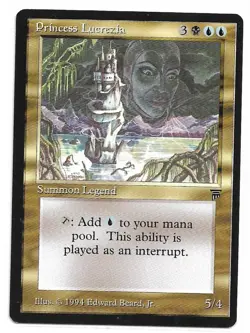 Magic the Gathering ~ MTG ~ 1x Princess Lucrezia ~ LEGENDS ~ M/NM - Image 1