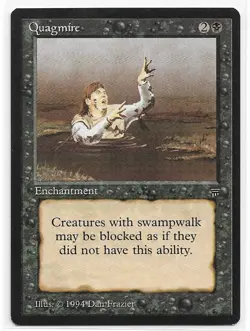 Magic the Gathering ~ MTG ~ 1x Quagmire ~ LEGENDS ~ M/NM - Image 1