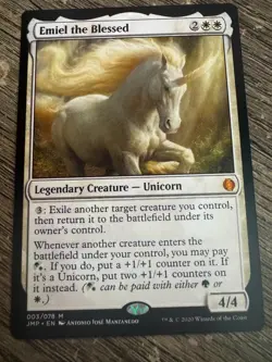 Magic the Gathering Legendary Creature Emiel the Blessed Jumpstart Regular - Image 1