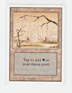 Magic the Gathering ~ MTG ~ 1x Swamp (A) ~ UNLIMITED ~ M/NM ~ - Image 1