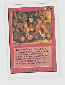 Magic the Gathering ~ MTG ~ 1x Stone Giant ~ UNLIMITED ~ M/NM ~ - Image 1