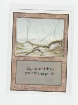 Magic the Gathering ~ MTG ~ 1x Swamp (B) ~ UNLIMITED ~ M/NM ~ - Image 1
