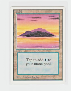 Magic the Gathering ~ MTG ~ 1x Island (B) ~ UNLIMITED ~ M/NM ~ - Image 1