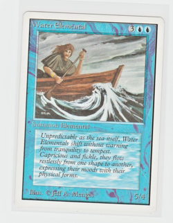 Magic the Gathering ~ MTG ~ 1x Water Elemental ~ UNLIMITED ~ M/NM ~ - Image 1