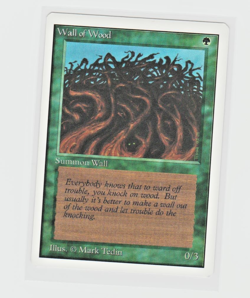 Magic the Gathering ~ MTG ~ 1x Wall of Wood ~ UNLIMITED ~ M/NM ~ - Image 1