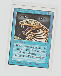 Magic the Gathering ~ MTG ~ 1x Psychic Venom ~ Unlimited ~ M/NM - Image 1