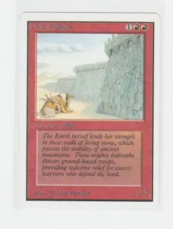 Magic the Gathering ~ MTG ~ 1x Wall of Stone ~ UNLIMITED ~ M/NM ~ - Image 1