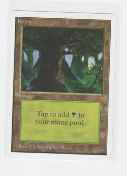 Magic the Gathering ~ MTG ~ 1x Forest (C) ~ UNLIMITED ~ M/NM ~ - Image 1