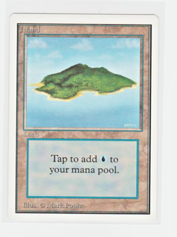 Magic the Gathering ~ MTG ~ 1x Island (A) ~ UNLIMITED ~ M/NM ~ - Image 1