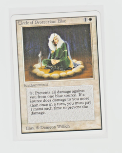 Magic the Gathering ~ MTG ~ 1x Circle of Protection: Blue ~ UNLIMITED ~ M/NM ~ - Image 1