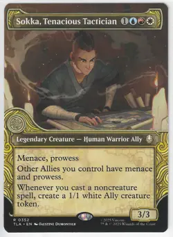 MTG Magic the Gathering Avatar TLA Sokka, Tenacious Tactician - Image 2