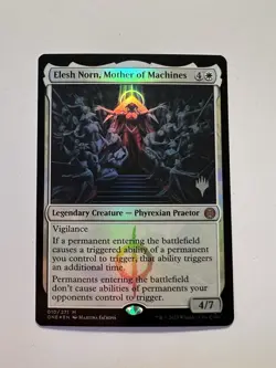 Elesh Norn, Mother of Machines - FOIL PROMO - MTG Phyrexia: All Will Be One - NM - Image 1