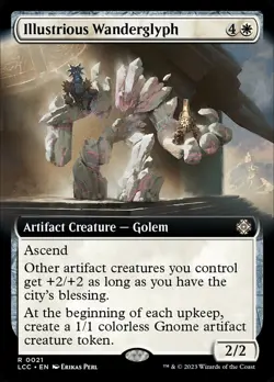 Illustrious Wanderglyph (Extended Art) R Commander: The Lost Caverns of Ixalan - Image 1