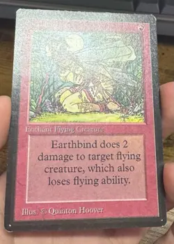 Earthbind [Limited Edition Beta] MTG Vintage 1993 Magic The Gathering LP - Image 3