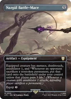 MTG Foil - Nazgul Battle-Mace (Borderless) - 510 / NM / English - Image 1