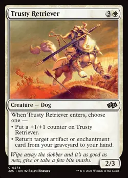 MTG Trusty Retriever ** Foundations Jumpstart ** English (NM) - Image 1