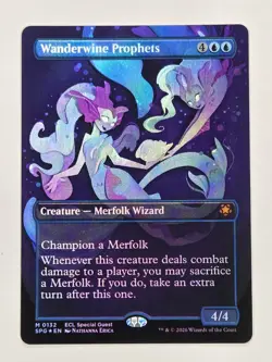 Wanderwine Prophets (Borderless) Special Guests Foil #132 In Hand - Image 1
