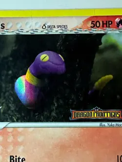 Ekans (Delta Species) 47/101 Dragon Frontiers Reverse Holo Pokemon TCG DAMAGED - Image 4