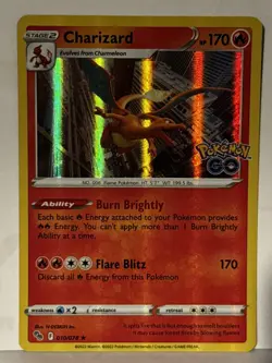 Charizard Holo 010/078 Pokemon GO NM Pokemon Fast Ship - Image 1