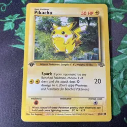 1999 Pikachu Pokemon Jungle 1st Edition 60/64 - Image 1