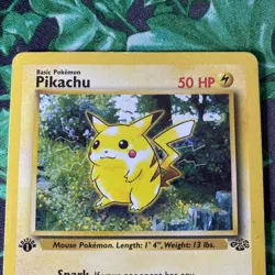 1999 Pikachu Pokemon Jungle 1st Edition 60/64 - Image 3