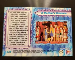 Pokemon The Movie 2000 Topps Blue Logo Rainbow Foil A Mother's Concern 69 EX+ LP - Image 4